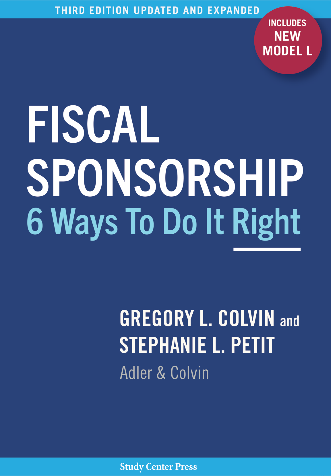 Fiscal Sponsorship 6 Ways Cover Third Edition